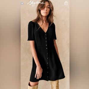 Sezane Never worn Button-Down Dress
